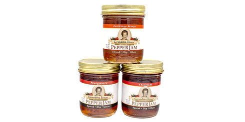 Grandma Jones' Originals PEPPER JAM Grandma JonesIn Originals PEPPER JAM, InI Love FruitIn Pepper Jelly Three Pack