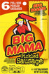 2.4 6 Pack Penrose Big Mama Pickled Sausages, Ounce