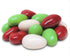 Holiday White, Red & Green Jordan Almonds by Its Delish, 3 LBS
