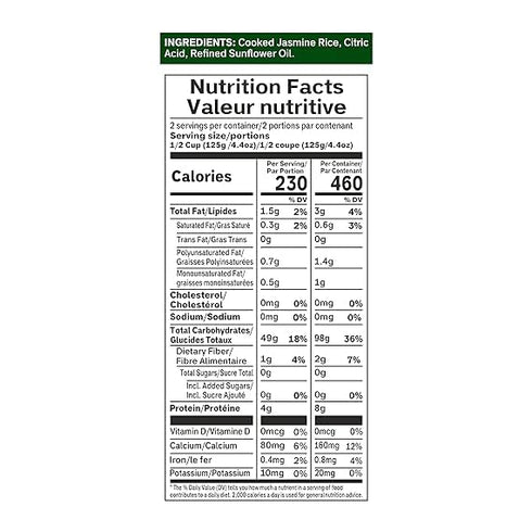Eat Regal Jasmine Microwave Parboiled Rice: Pack of 6, 8.8 Ounce, Ready Rice in 90 Sec, 100% Natural Ingredients