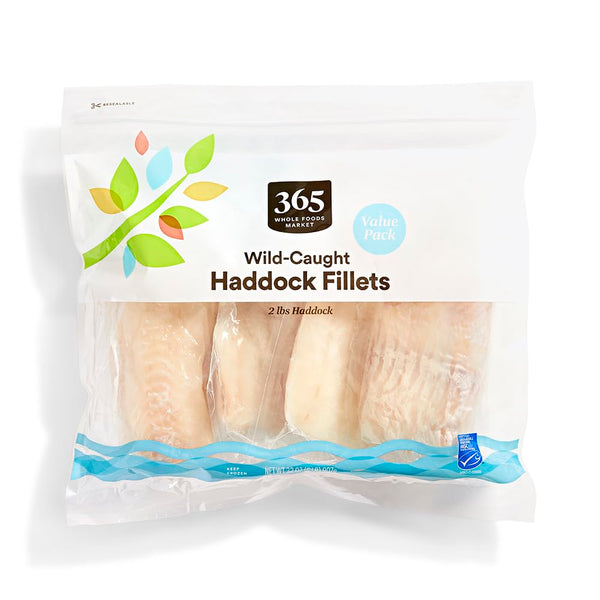 365 by Whole Foods Market 365 Wild-Caught Fish, Haddock Fillets, 32 Ounce (Frozen)