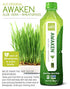 16.9 oz, Pack 12 ALO Aloe Vera Juice Drink | AWAKEN - Aloe Vera + Wheatgrass | fl of | Plant Based Drink with Real Aloe