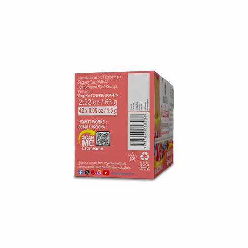 42 42 (1 Pack) Hyleys Slim Tea Ct Assorted - Weight Loss Herbal Supplement Cleanse and Detox - Tea Bags