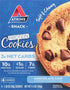 3g 1g 4 Count Atkins Chocolate Chip Protein Cookie, Protein Dessert, Rich in Fiber, Net Carb, Sugar, Keto Friendly