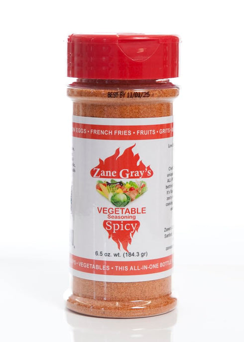 Zane Gray's Vegetable Seasoning Spicy Vegetable Seasoning (6.5 oz)