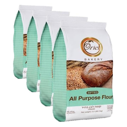 ORIEL Sifted White Flour - Kosher (Pack of 4)