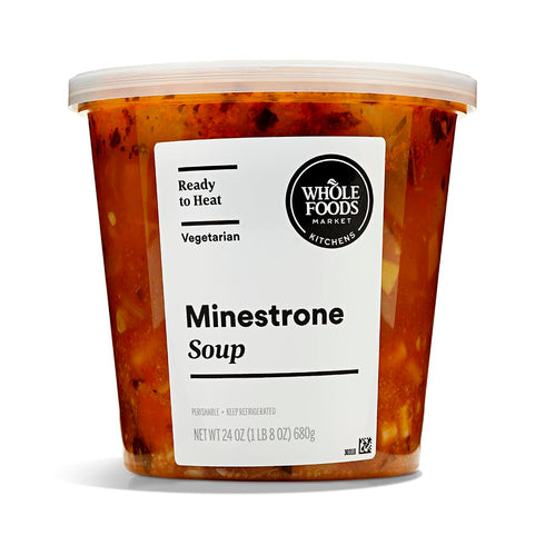 Whole Foods Market Kitchens Minestrone Soup, 24 OZ