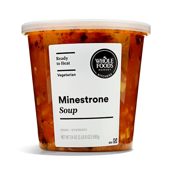 Whole Foods Market Kitchens Minestrone Soup, 24 OZ