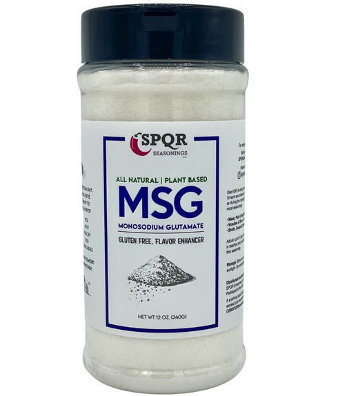 Plant Based MSG Seasoning, 12 Ounce Bottle, Gluten Free by SPQR Seasonings