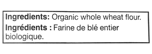 Loblaws Inc. 2.5kg/5.5 lbs. President's Choice Organics Whole Wheat Flour Bag (Imported from Canada)