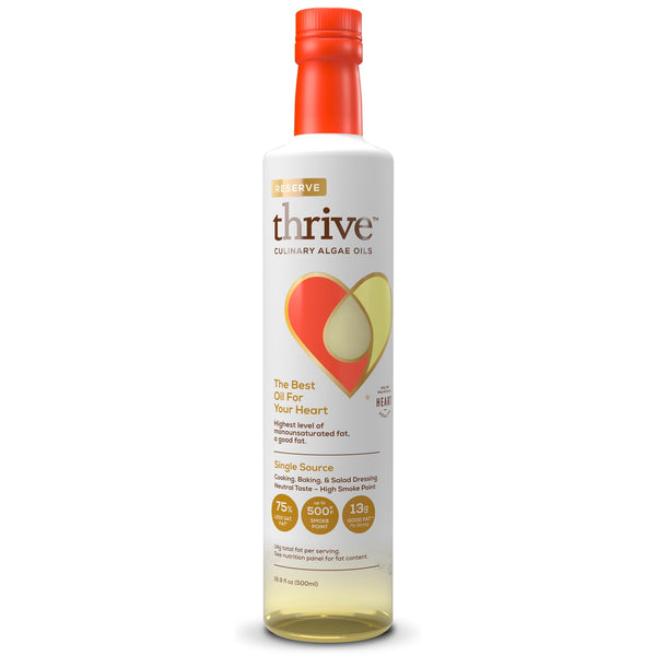 Thrive Cooking Oil - Reserve Pure Algae Oil, Heart and Health-Conscious Oil,