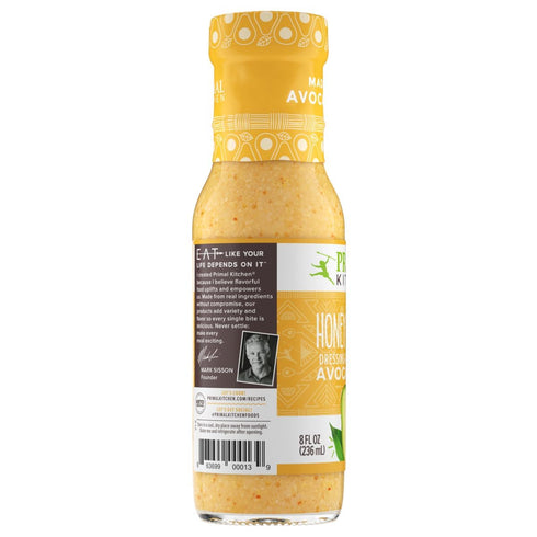 8 oz 3 Pack Primal Kitchen Honey Mustard Vinaigrette Dressing Sweet & Tangy Flavor Bottles, Versatile Salad Dressing