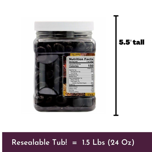1.5 Lb Dark Chocolate Pecans - Tub