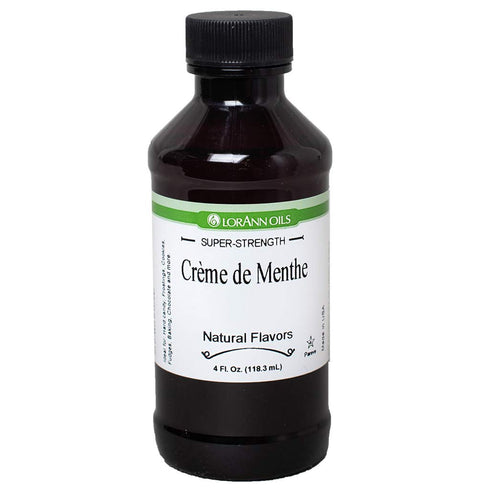 LorAnn Crème de Menthe SS Natural Flavor, 4 Ounce Bottle