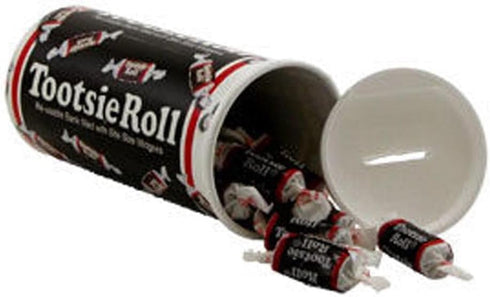 Tootsie Roll Bank, 4oz, Pack of 2