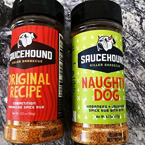 Saucehound Championship Recipe BBQ and All Purpose Seasoning Spice Rub, Perfect & Balanced Taste, Competition Flavor