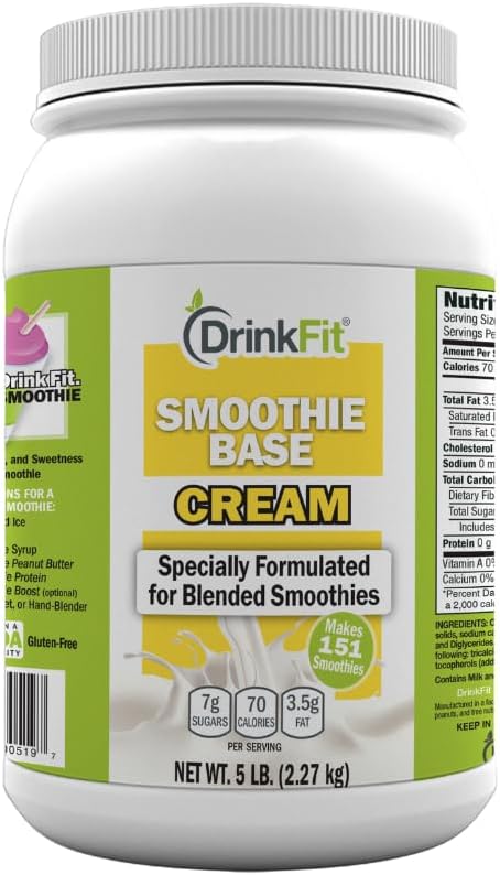 DrinkFit Smoothie Mix | Meal Replacement Shakes, Protein Powder Blended Smoothies, Gluten
