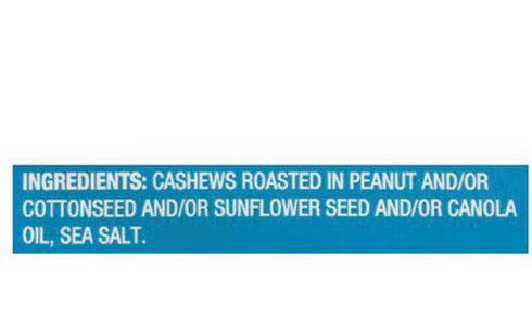 Walgreens Nice 8oz (pack 2) Nice Roasted Cashew Halves & Pieces Sea Salt