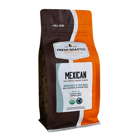 Fresh Roasted Coffee, Organic Mexican | Mold & Myco 3rd Party Tested,