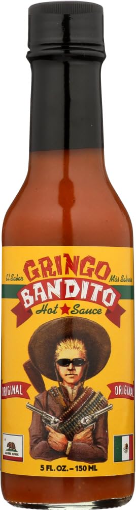 Gringo Bandito Hot Sauce 5 oz Bottles (Pack of 3)
