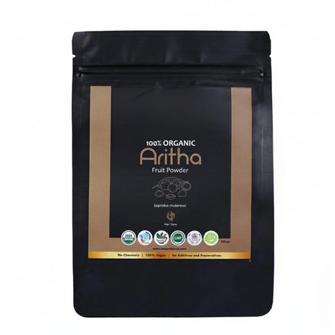 Generic 100% Organic Aritha Powder 200g (Soapnut) for Hair Growth, Scalp Cleanser, Dandruff,
