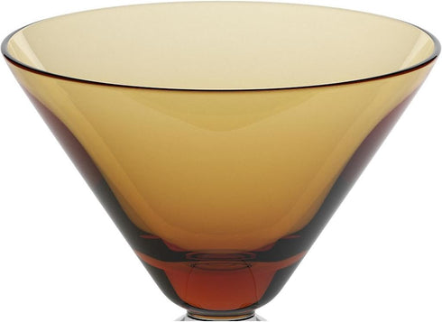 CRISTALICA 11 Cm Ice Cream Bowl Dessert Bowl Sundae Glass Cocktail Amber Gelato Vero