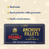 1.62 (46 (Pack 1) MANGIAR BENE RIZZOLI | Anchovy Fillets in Olive | Hand Made | MSC-Certified Sustainable Seafood, High