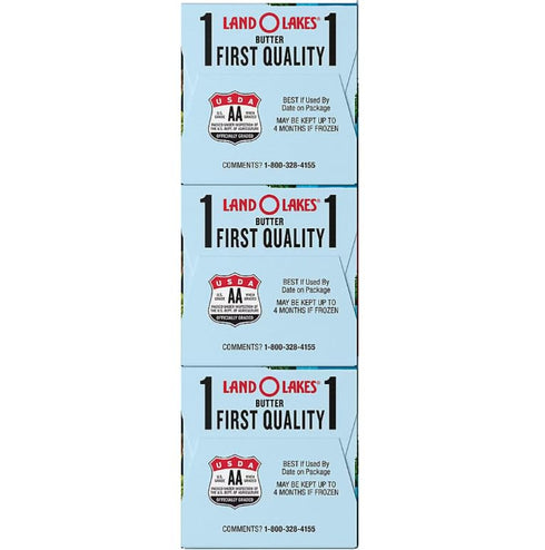 3 pk./1 lb. Land O Lakes Unsalted Butter