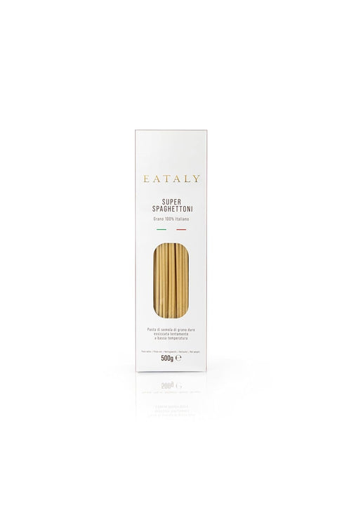 Pack- 3-500g (17 oz.) 1 Eataly Roman Style Pastas Bundle Bucatini, Super Spaghettoni & Rigatoni, Boxes- Each