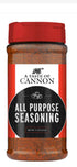 A Taste of Cannon All Purpose Seasoning, 11 Oz Mixed Spice Blend, 1 Bottle of Savory Flavor Combinations for Meats and