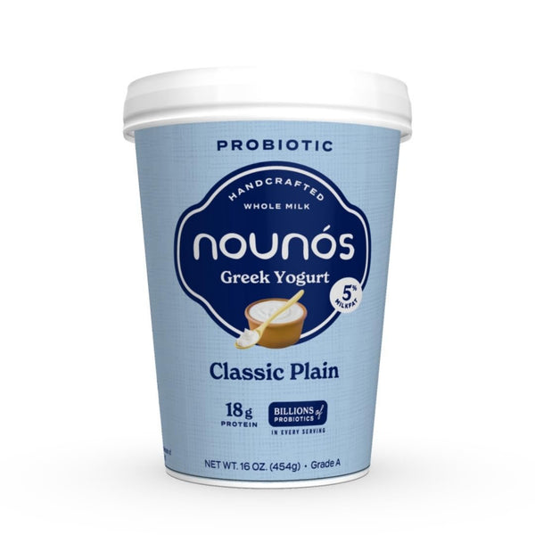 Nounos Creamery Classic Plain Greek Yogurt, 16 OZ