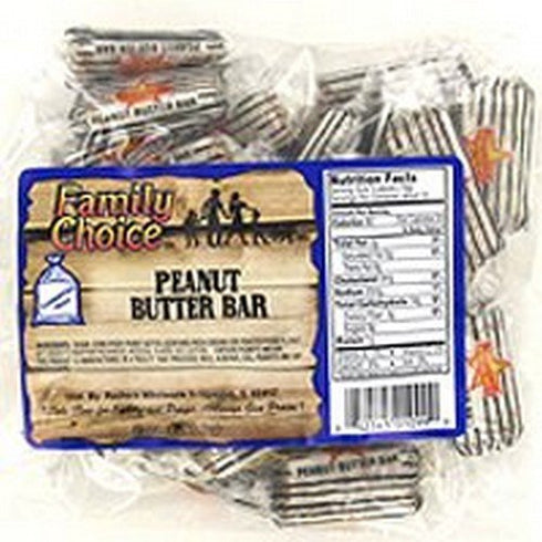 RUCKER'S CANDY 8 Oz Peanut Butter Bar