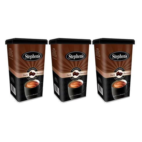 STEPHEN'S Gourmet Hot Cocoa, Dark Chocolate, 14 OZ (Pack of 3)