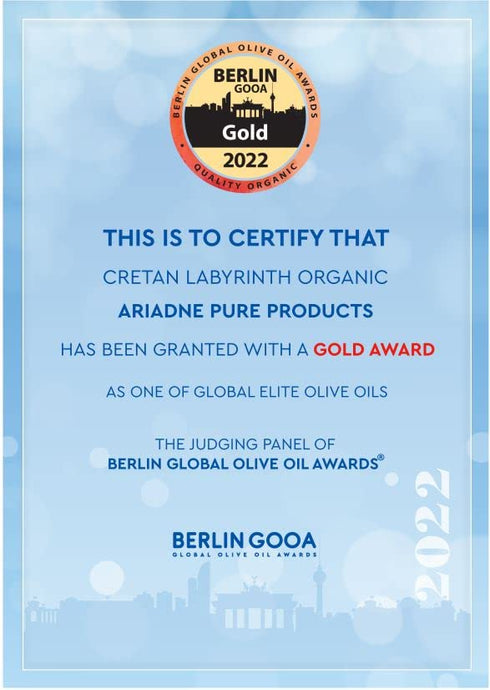 CRETAN LABYRINTH 2025 Organic Early Harvest Extra Virgin Olive Oil Extremely High Phenolic Content Greek Cold Extracted
