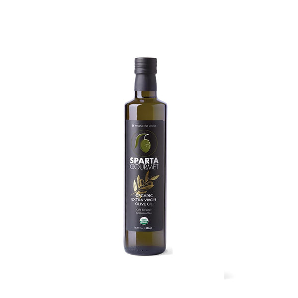 ELIOVI Sparta Gourmet Organic Extra Virgin Olive Oil, Premium Greek Cold-Extracted, 500ml, Liquid