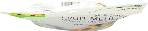 (1 Pack 5oz. Fruit Bliss Dried Fruit Mix Fruit Medley of Organic, Dried & Pitted Apricots, Plums & Figs - Organic Fruit