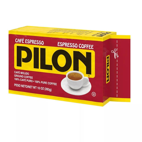 PILON 10oz 284g (Pack 06) Ground Espresso Coffee |