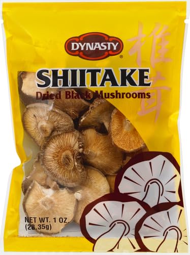 1 Dynasty Shiitake Dried Black Mushrooms, Ounce