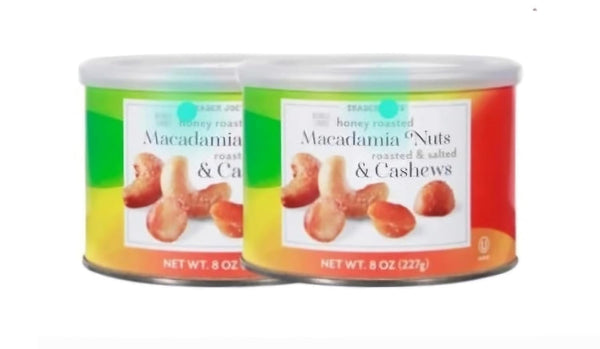 Generic Honey Roasted Macadamia and Cashew Nuts Roasted & Salted 8 oz pack