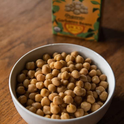 13.4 oz. Packed (8-PACK) Jack's Organic Chickpeas Garbanzo Beans | with Protein and Fiber, Heart Healthy, Low Sodium