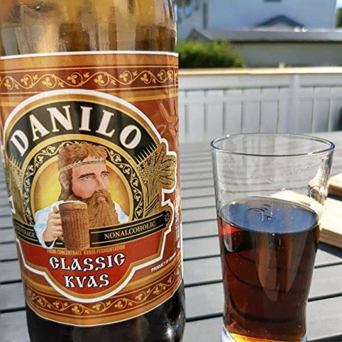 Ochakovo 2L (67.6 Oz), Pack 3 Russian Kvass "Danylo" Classic (Klassicheskyi) Soft Drink Ukraine, Fl