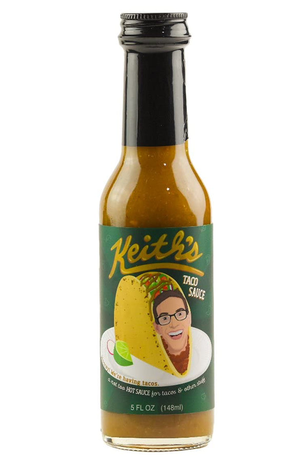 Keith's Taco Sauce by Heatonist, Mild Hot Sauce Made with Natural Ingredients: