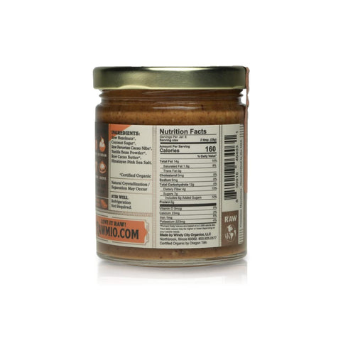 6 oz. Pack 2, 6 Rawmio Organic Hazelnut Crunch Spread, of Serving per Jar - Raw, Organic, Vegan, Gluten-Free