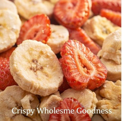 Generic Freeze Dried Fruit Mix, Banana & Strawberry, Healthy Snack