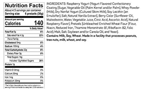 4.5oz, 12-count Raspberry Yogurt Pretzels Why Knots?