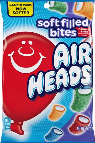 AirHeads Soft Filled Bites, Party, 6 Ounce (Packaging may vary)