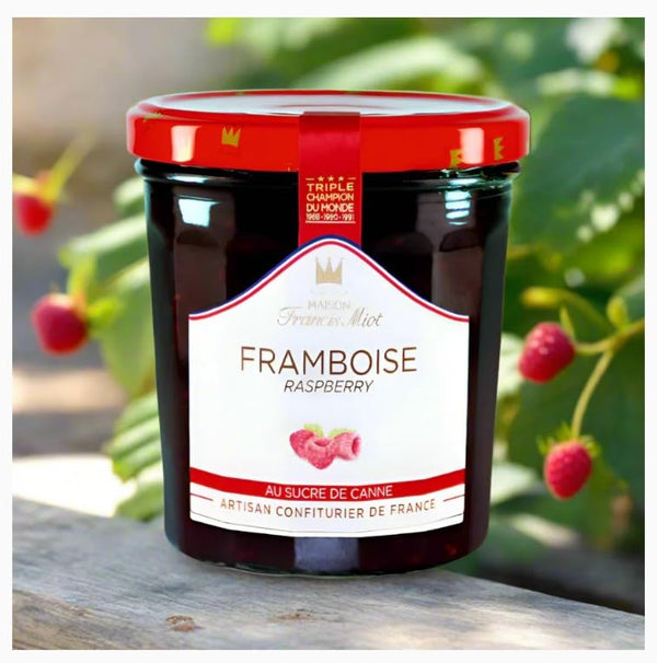 Metr Maison Francis Miot, Set of 2, Luxury French Confiture de Framboise au