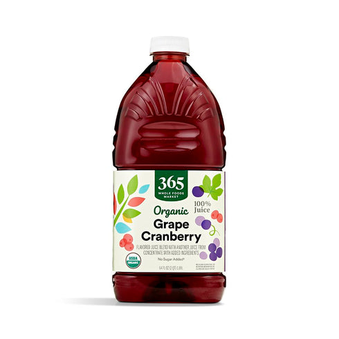 365 by Whole Foods Market , Organic Grape-Cranberry Juice Blend, 64 Fl Oz
