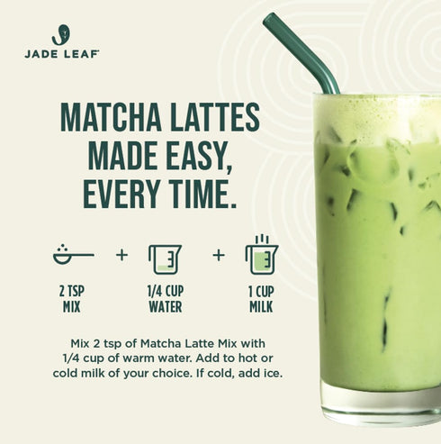 35.3 1000g (Pack 1) Jade Leaf Matcha Organic Matcha Latte Mix - Bulk Value Size - Lightly Sweet Japanese Matcha Green