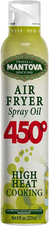 Mantova Air Fryer Spray 450F Smoke Point - All-Natural High-Heat Cooking Oil